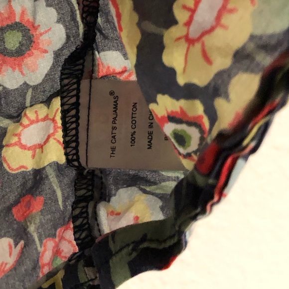 The cat’s Pajamas Swiss meadow Voile Capri Set Medium - Picture 6 of 7